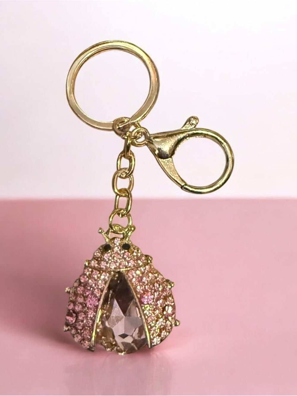 Vintage Bee Key & Bag Charm - Gold-Tone Accent